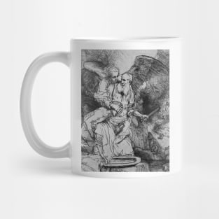 Abraham's Sacrifice by Rembrandt Mug